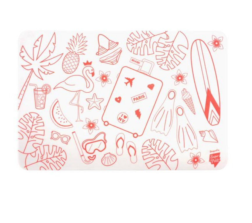 Coloring Mat (5 Erasable Markers - Florida)