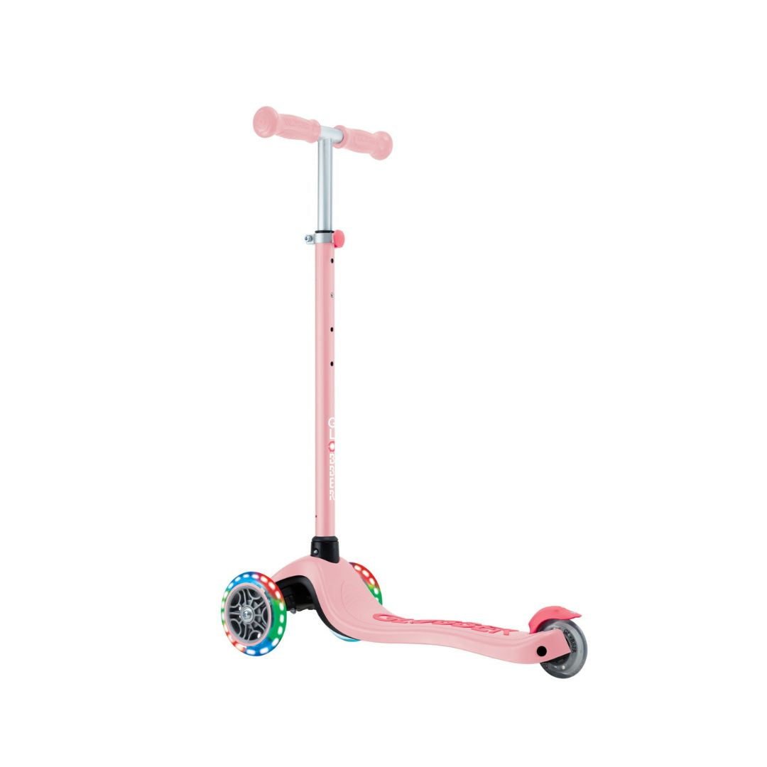 Globber Primo Lights 3 Wheel Light-Up Pastel Pink Scooter