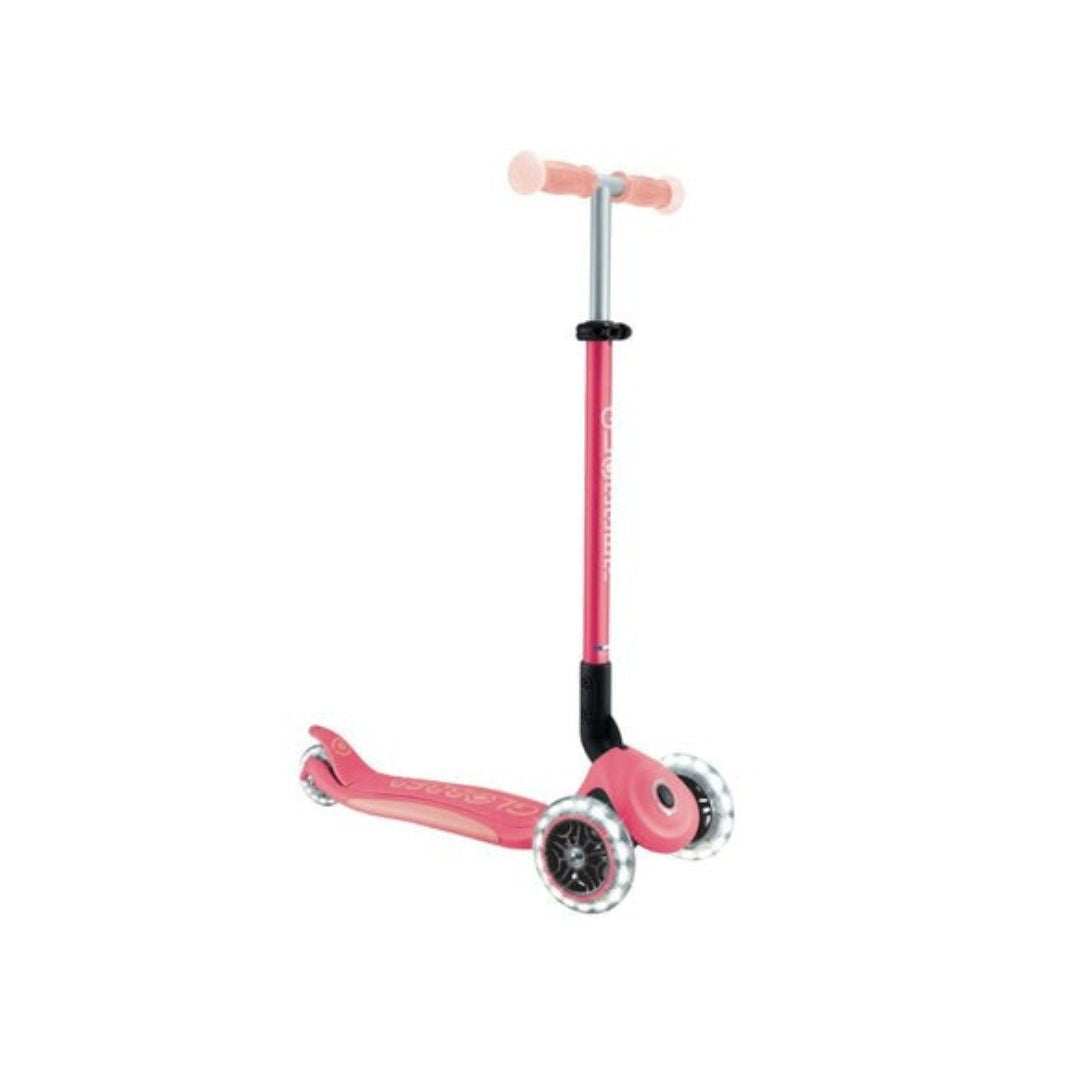 Globber Elite Glow Lights Coral Pink