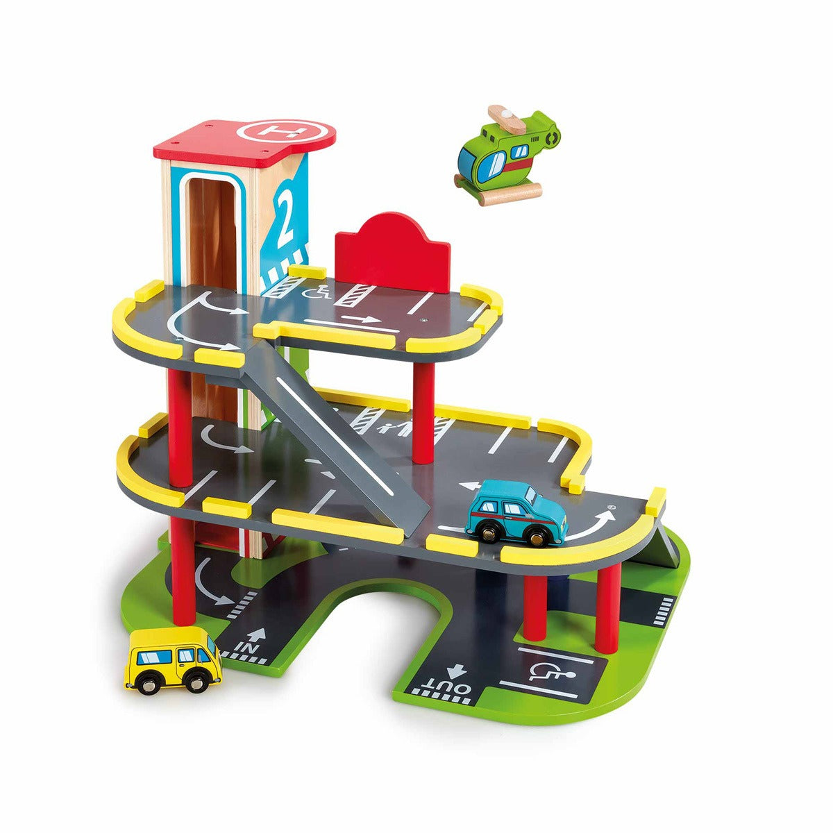 Wooden Garage Playset