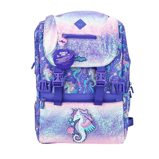 Smiggle Foldover Sea Horse Backpack