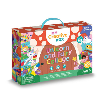 Unicorn and Fairy Collage Sensory Craft Box
