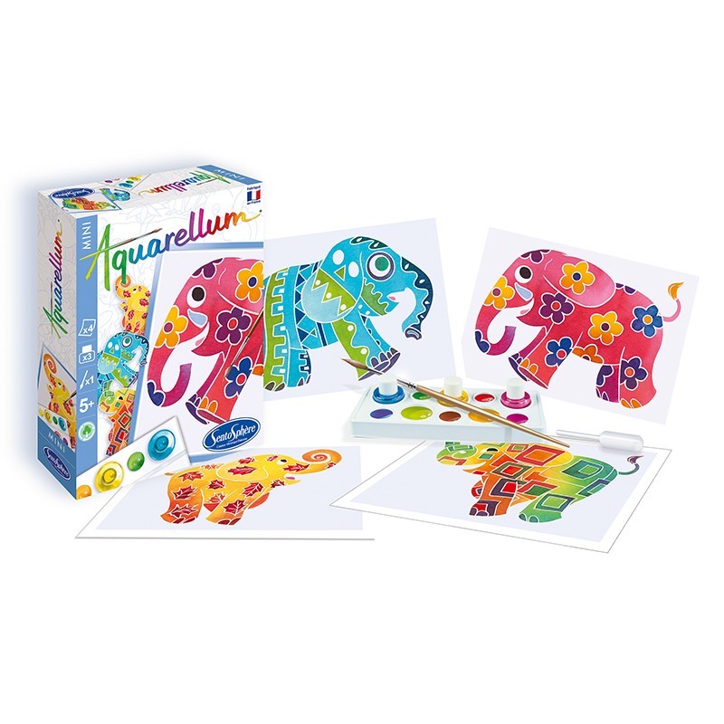 Aquarellum Mini Elephants