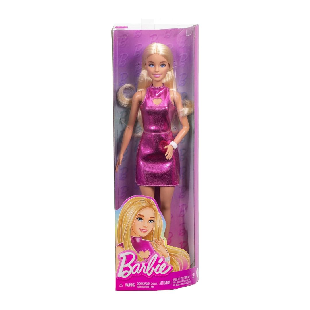 Barbie Fashionistas Metallic Pink Doll