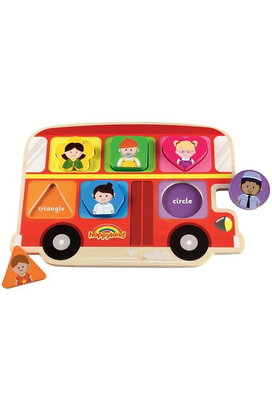 Happyland Wooden Bus Puzzle