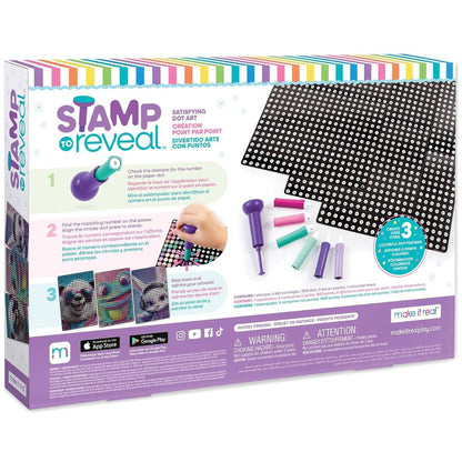 Make It Real Stamp Reveal DIY Dot Posters