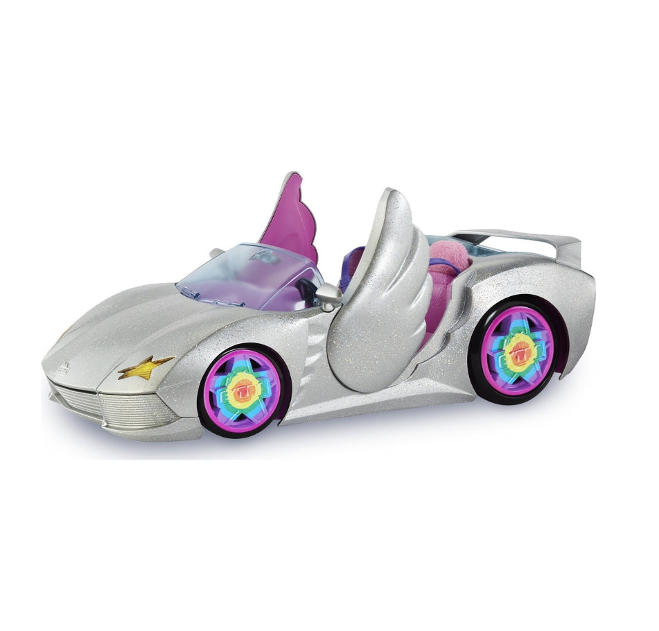 Barbie Extra Convertible Sparkle Silver Car