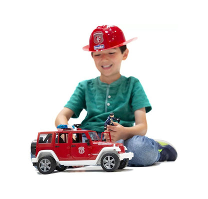 Bruder Jeep Wrangler Unlimited Rubicon Fire Department Vehicle