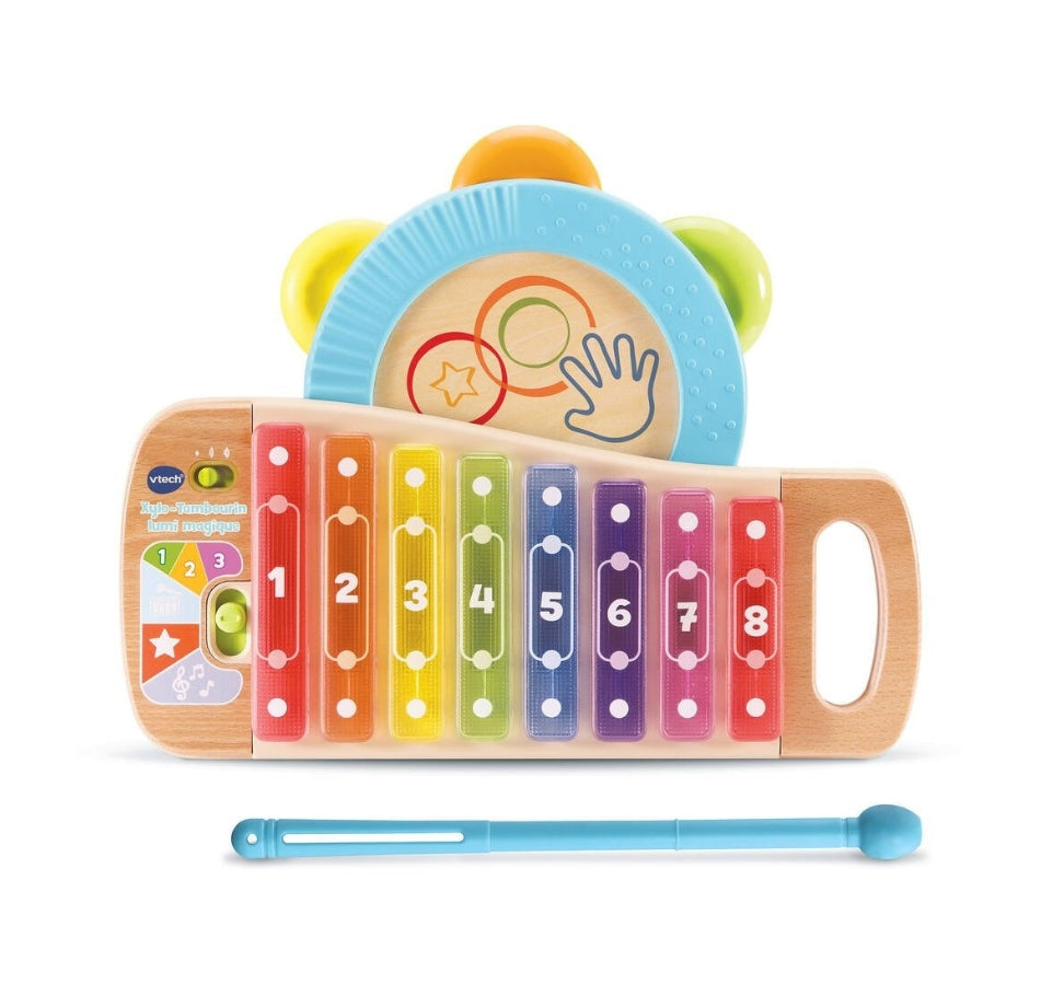 Vtech Wooden Xylo-Tambourin Lumi Magique