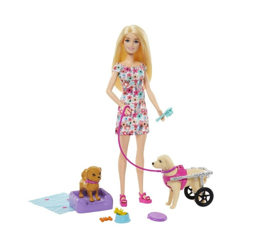 Barbie Walk And Wheel Pet
