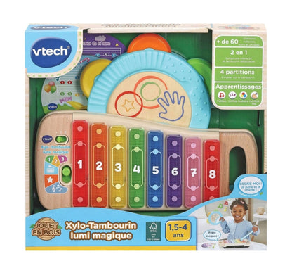 Vtech Wooden Xylo-Tambourin Lumi Magique