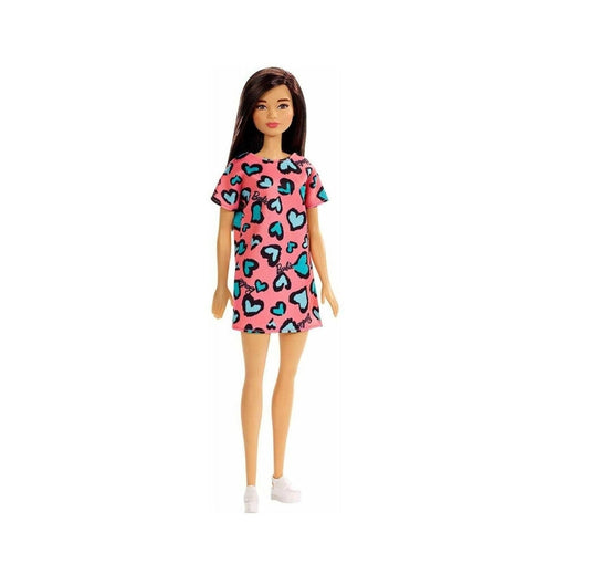 Barbie Doll Wearing Heart Print Dress