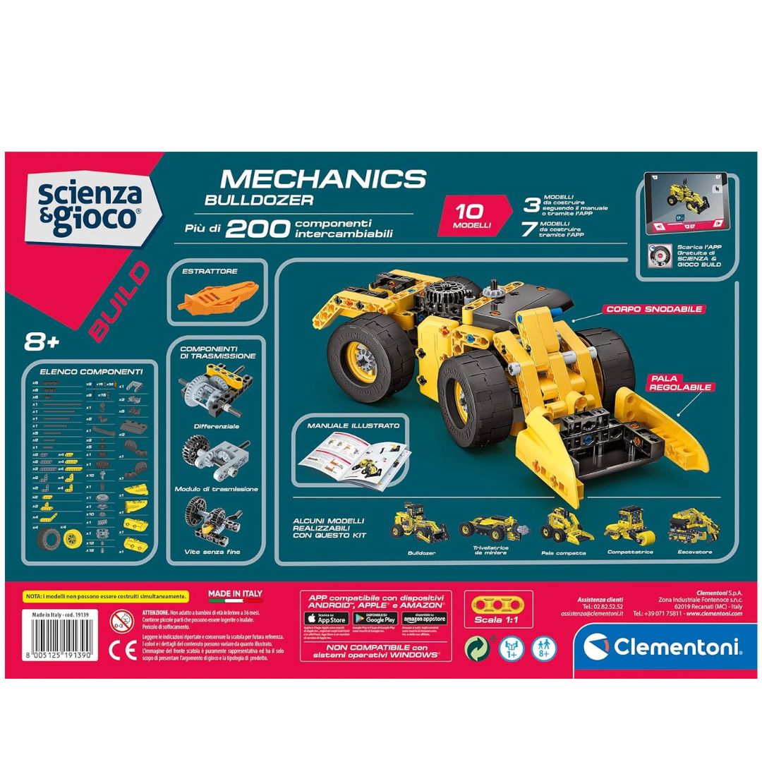 Clementoni Bulldozer Construction Set