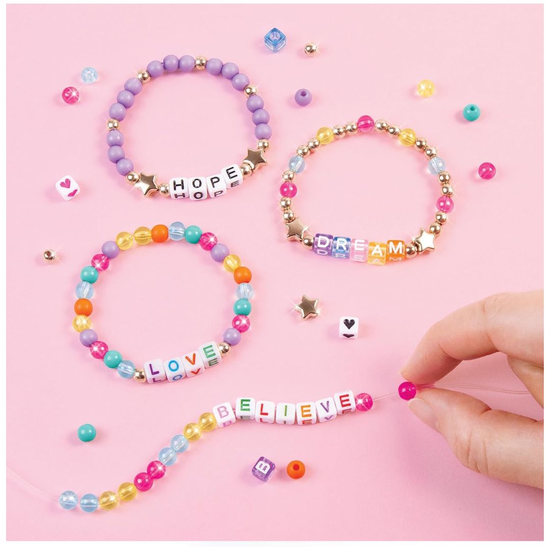 Make It Real Alphabet Bead Bracelet Kit