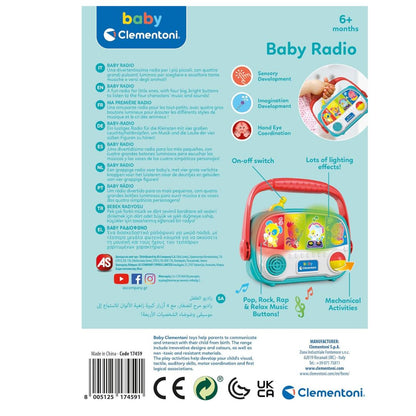 Clementoni 17459 My First Radio Baby Toy