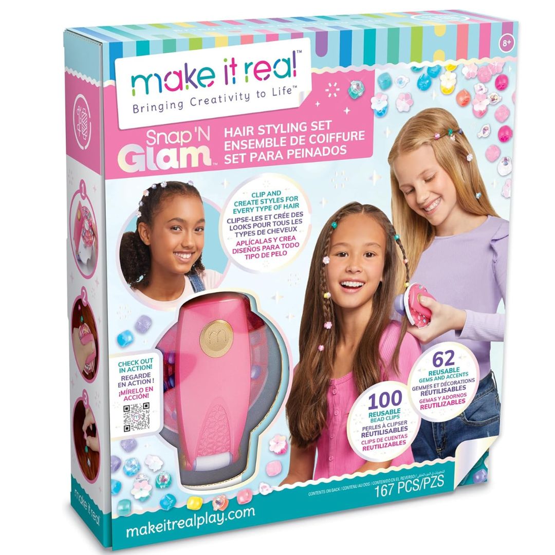 Make It Real Snap N Glam Hair Styling Set