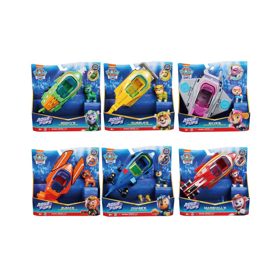 Paw Patrol Aqua Pups Themed Vehicle (Assorted)