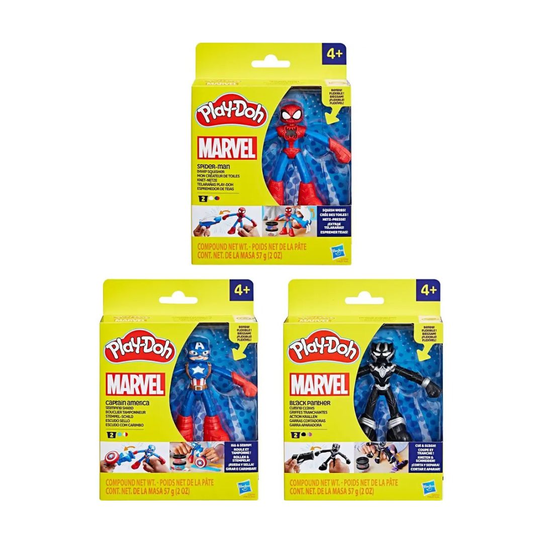 Marvel PlayDoh Action Figures Assorted