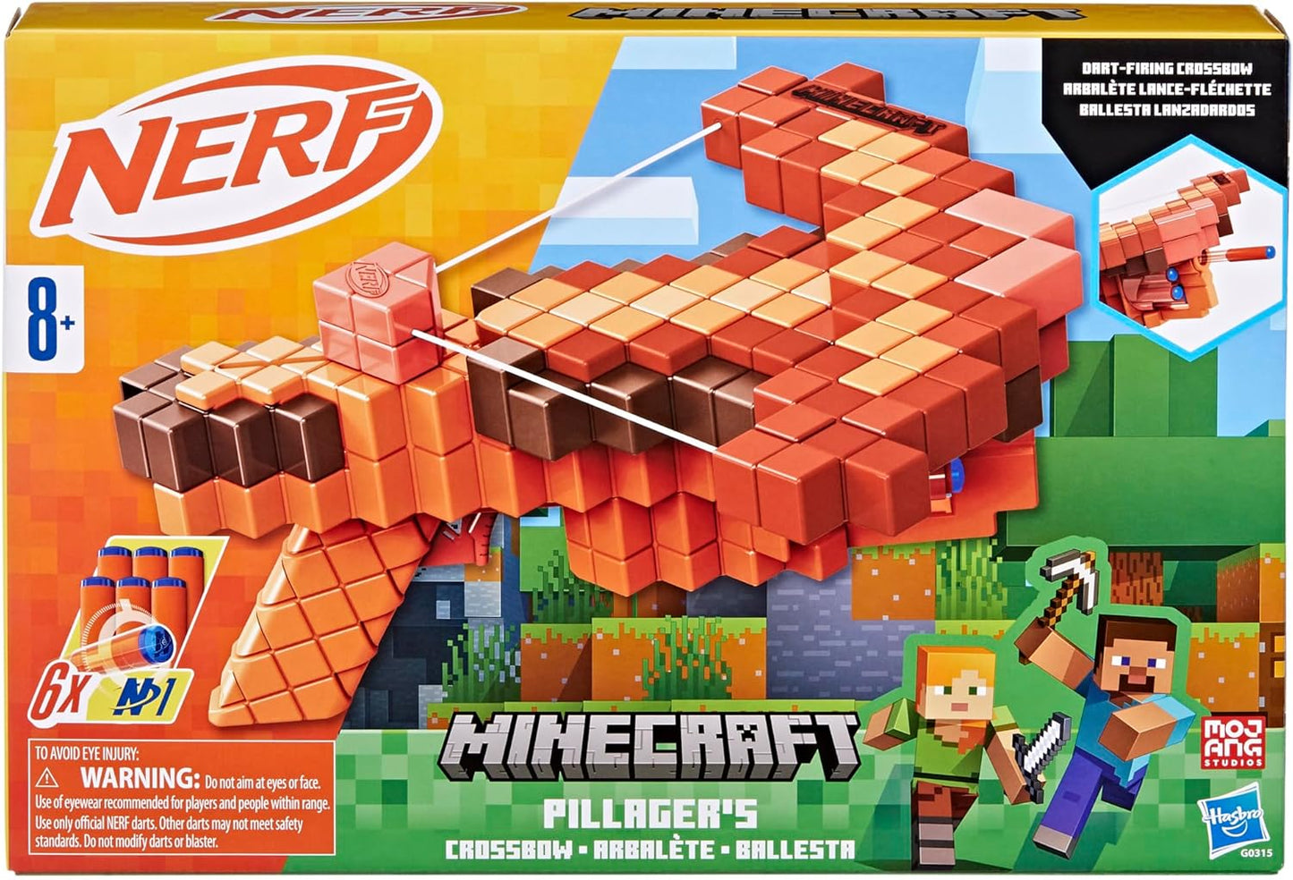 Nerf Minecraft Pillager's Crossbow Dart