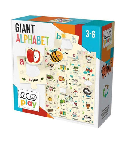 Headu 54 Piece Giant Alphabet Jigsaw Learning Activity Kit - 3 year+