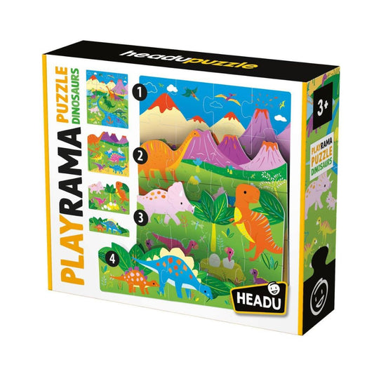 HEADU Puzzle Playrama Dinosaurs