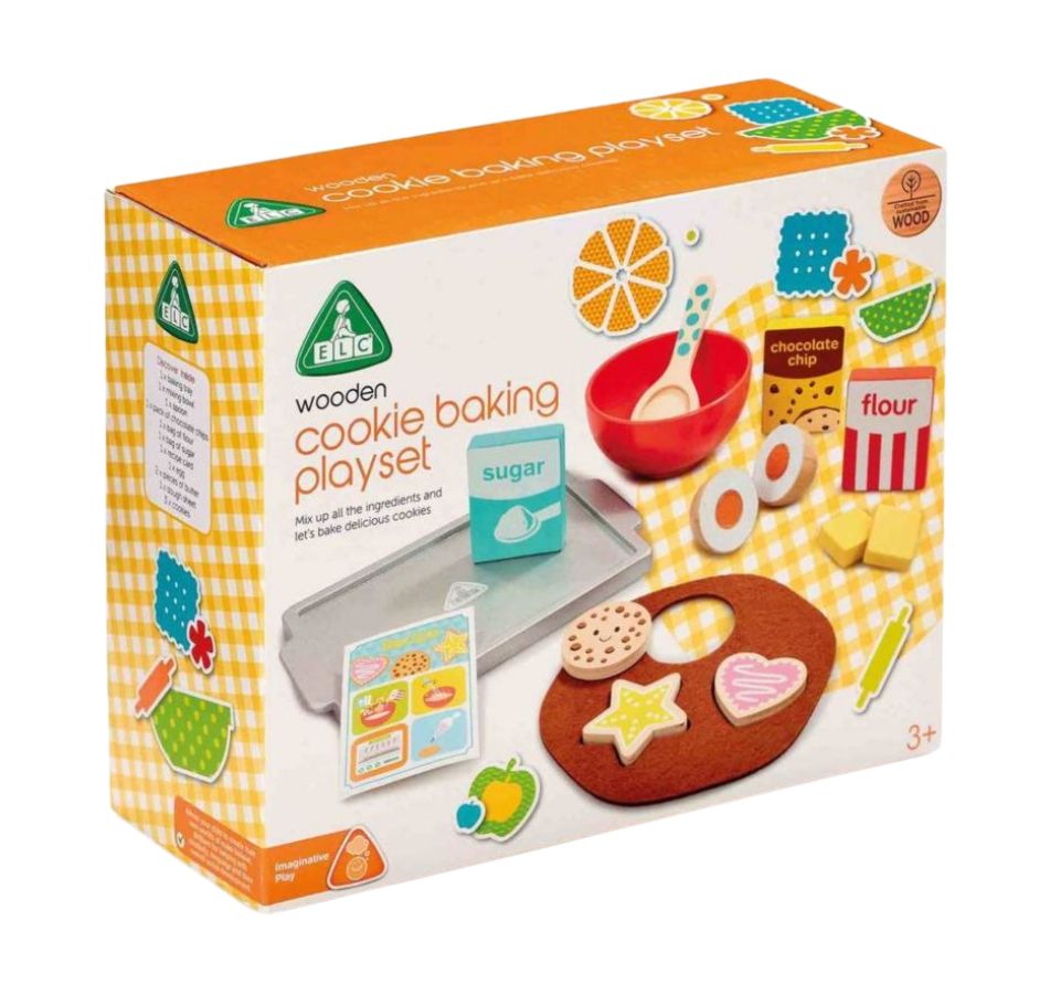 Wooden Cookie Baking Set