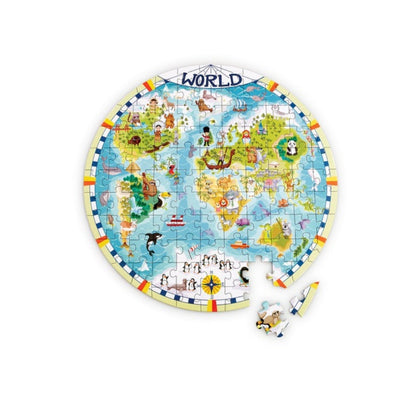 Elc World Map 100 Piece Jigsaw Puzzle