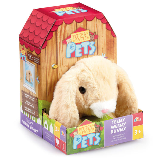 Pitter Patter Pets Teeny Weeny Bunny Floppy Eared Electronic Pet