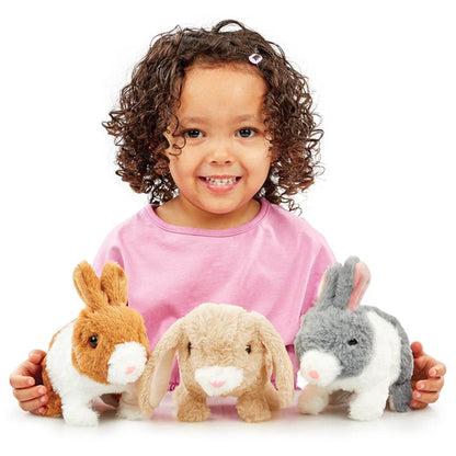 Pitter Patter Pets Brown Teeny Weeny Bunny Electronic Pet