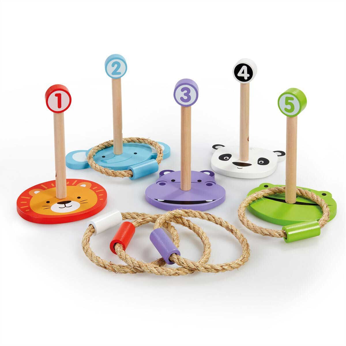 Elc Wooden Ring Throw Set