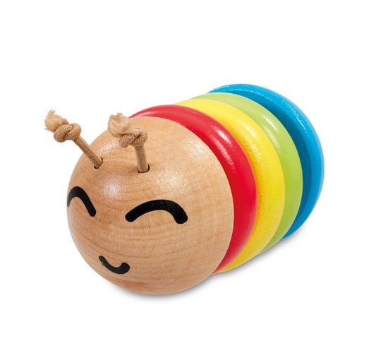 Wooden Caterpillar Rattle