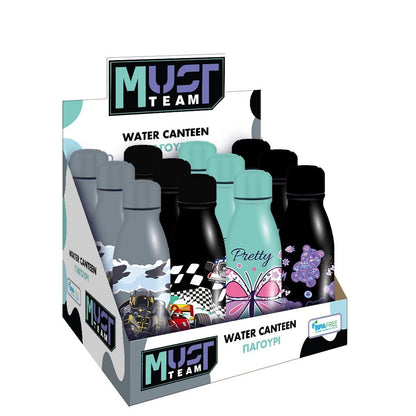 Aluminum Children’s Water Bottle 550ml Assorted