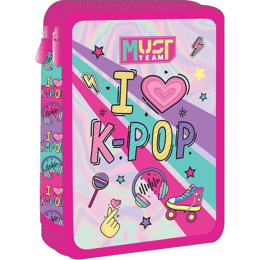 School Pencil Case I Love K-Pop