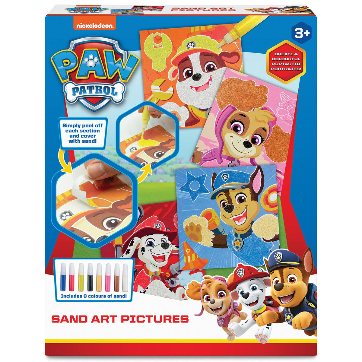 Paw Patrol Sand Art Pictures Craft Set