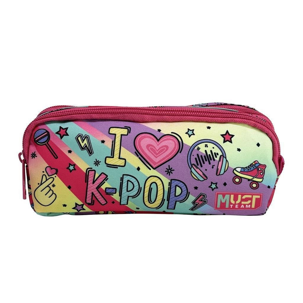 School Pencil Case I Love K-Pop