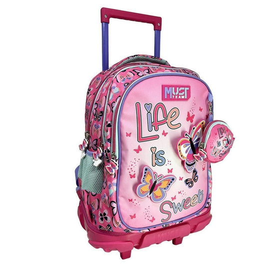 Must Butterflies Life Trolley Backpack