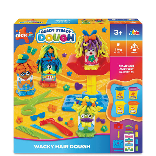Nick Jr. Ready Steady Dough Wacky Hair Playset