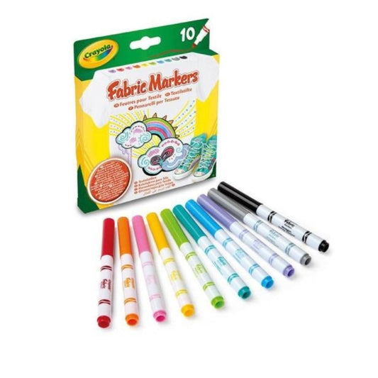 Crayola Fabric 10 Markers