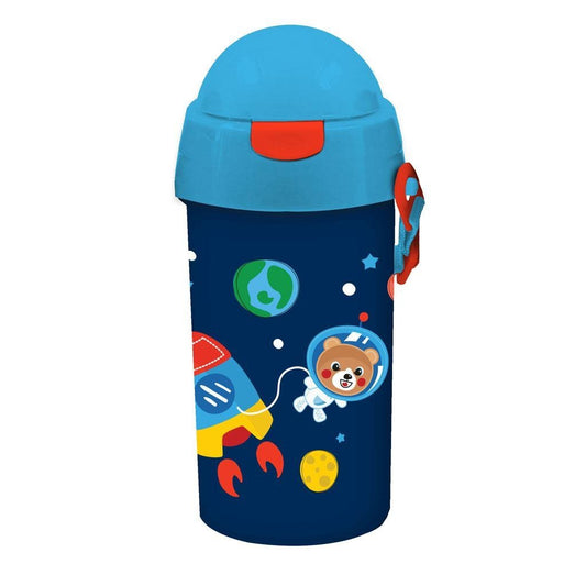 Water Bottle Boy Plastic 500ml Assorted