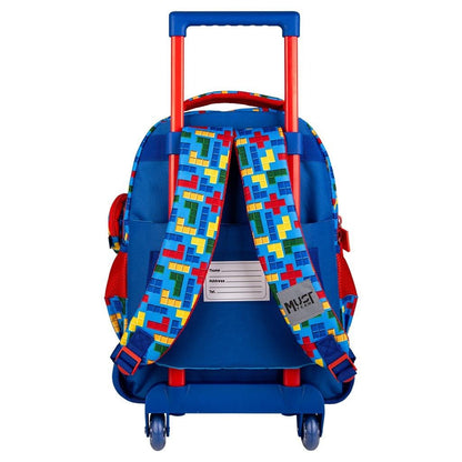 Bricks School Trolley Backpack