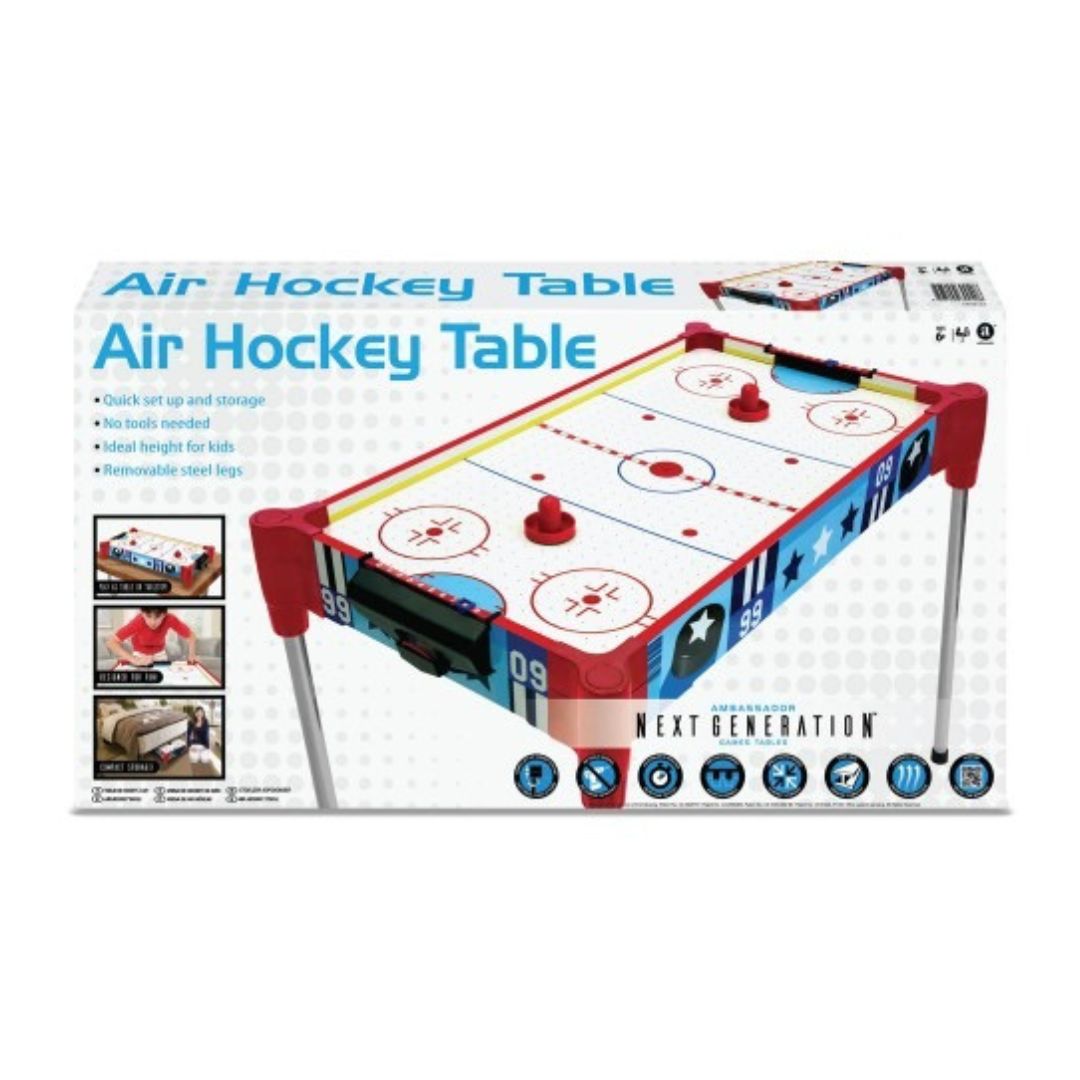 2-in-1 Table and Tabletop Air Hockey