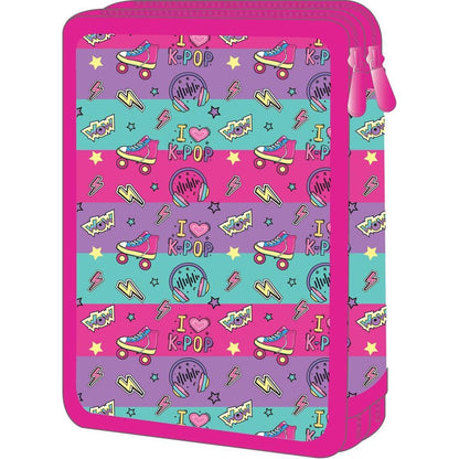 School Pencil Case I Love K-Pop