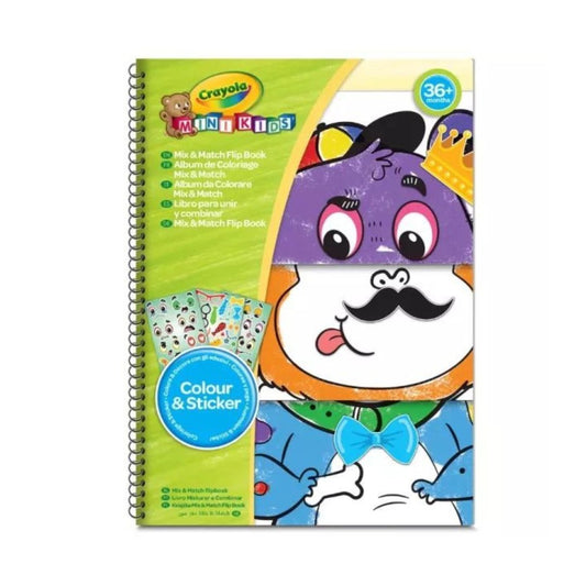 Crayola Flip Up Sticker Coloring Book