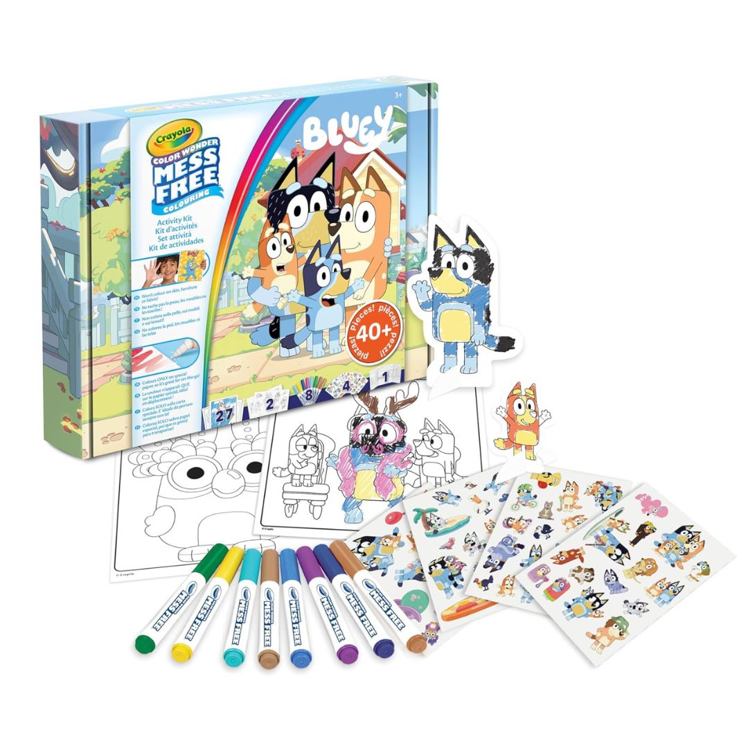 Crayola Color Wonder Bluey Activity Kit