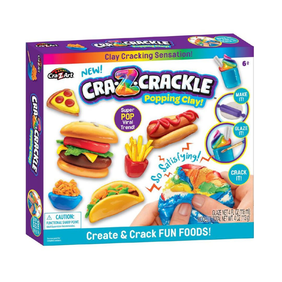 Crackle Clay Fun Foods Popping Clay Kit