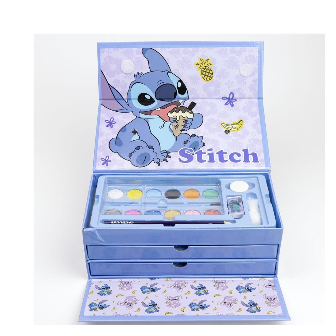 Stitch Coloring Stationery Set in a Briefcase