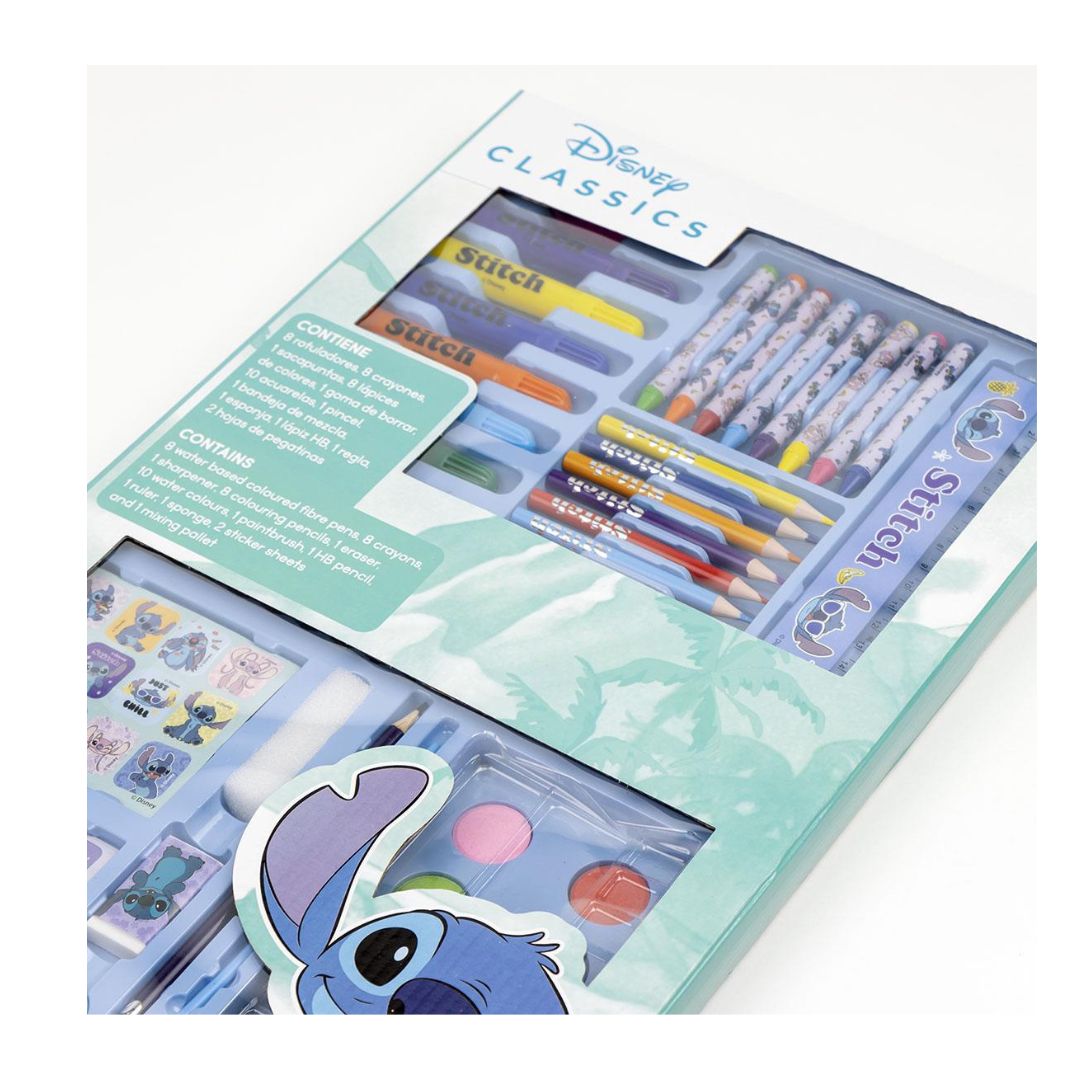 Stitch Coloring Stationery Set Box