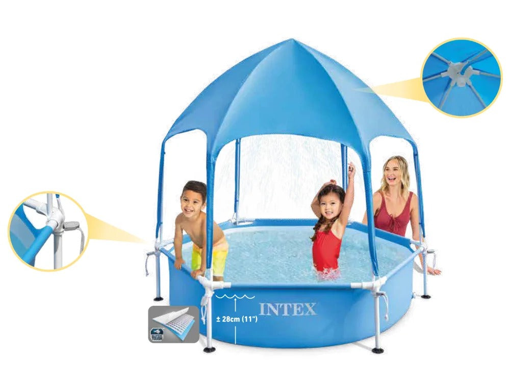 Intex Canopy Metal Frame Swimming Pool (1.38 x 38 Cm)