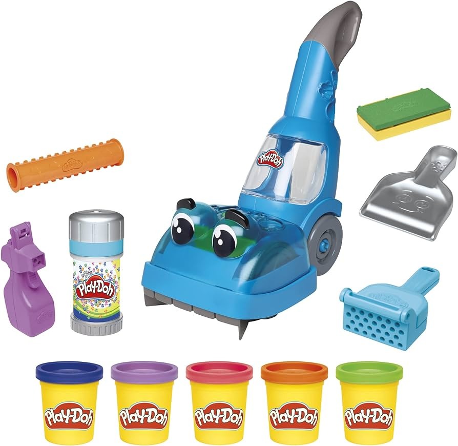 Play-Doh Zoom Zoom Vacuum And Cleanup Toy With 5 Colors