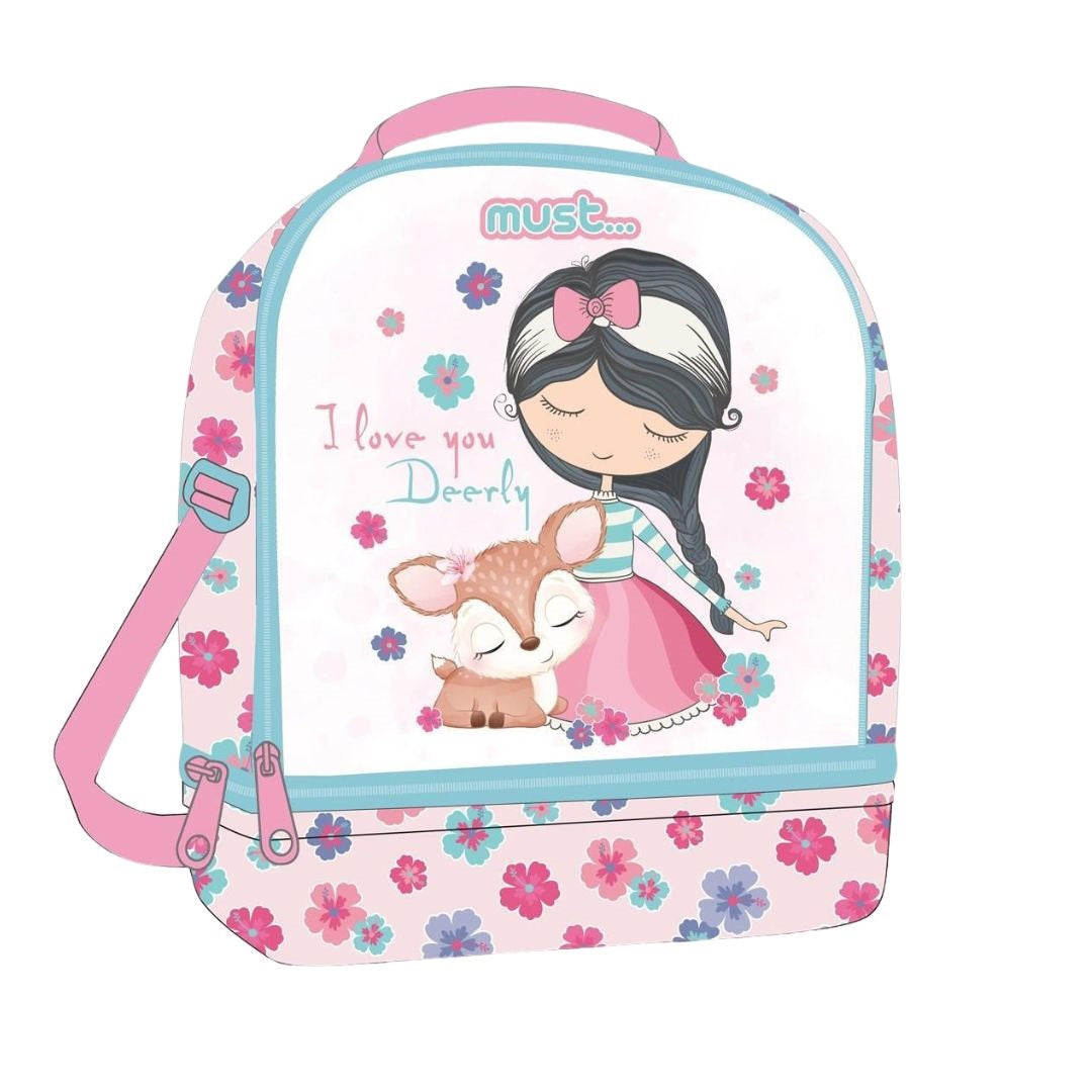 Must Young Lady And The Deer Thermos Lunch Bag